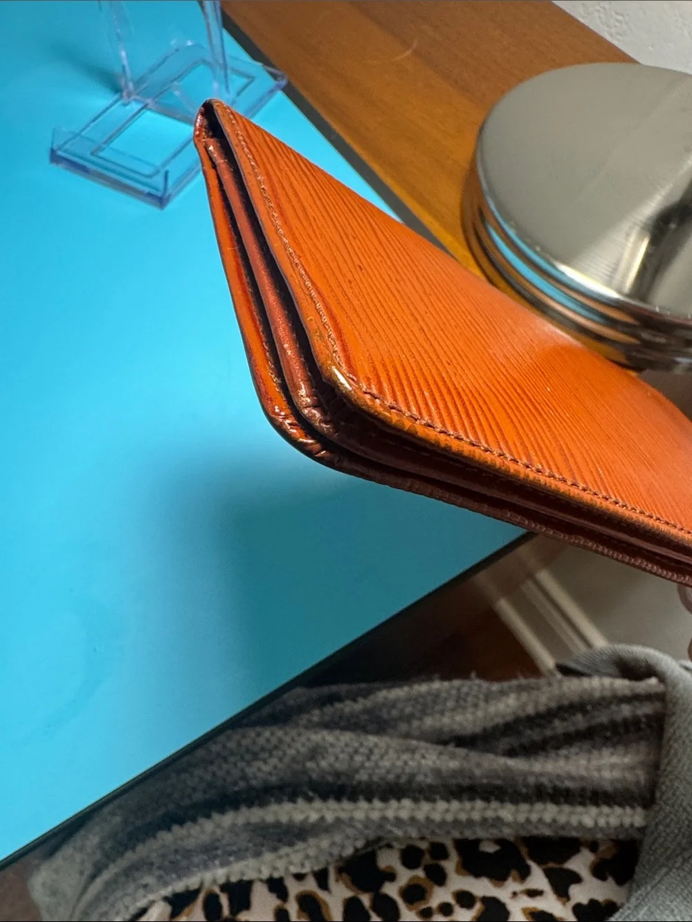 Louis Vuitton Brown Epi Leather Travel Wallet